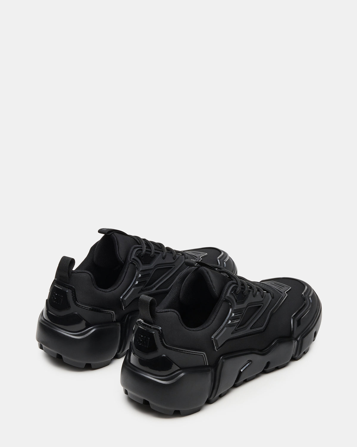 Steve Madden PACE Black Low-Top Lace-Up Men's Sneaker