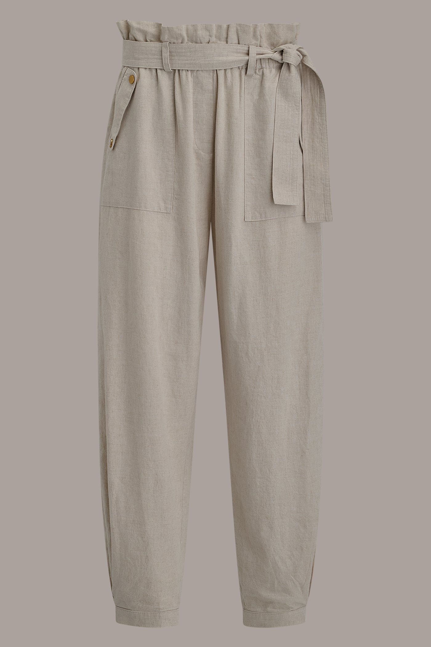 Natural RELAXED PAPERBAG ANKLE PANT Donna Karan