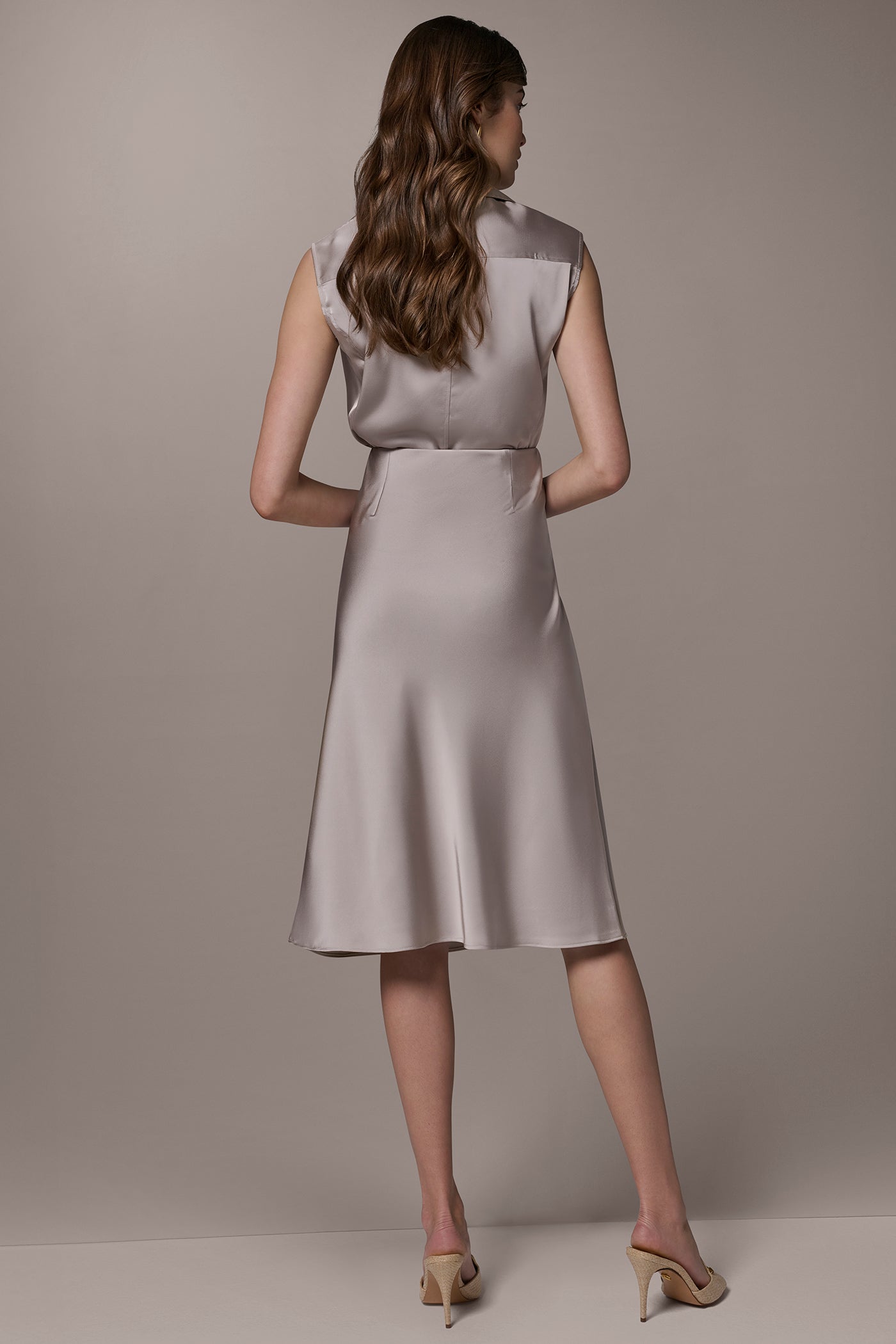 Turin SATIN BIAS SKIRT Donna Karan