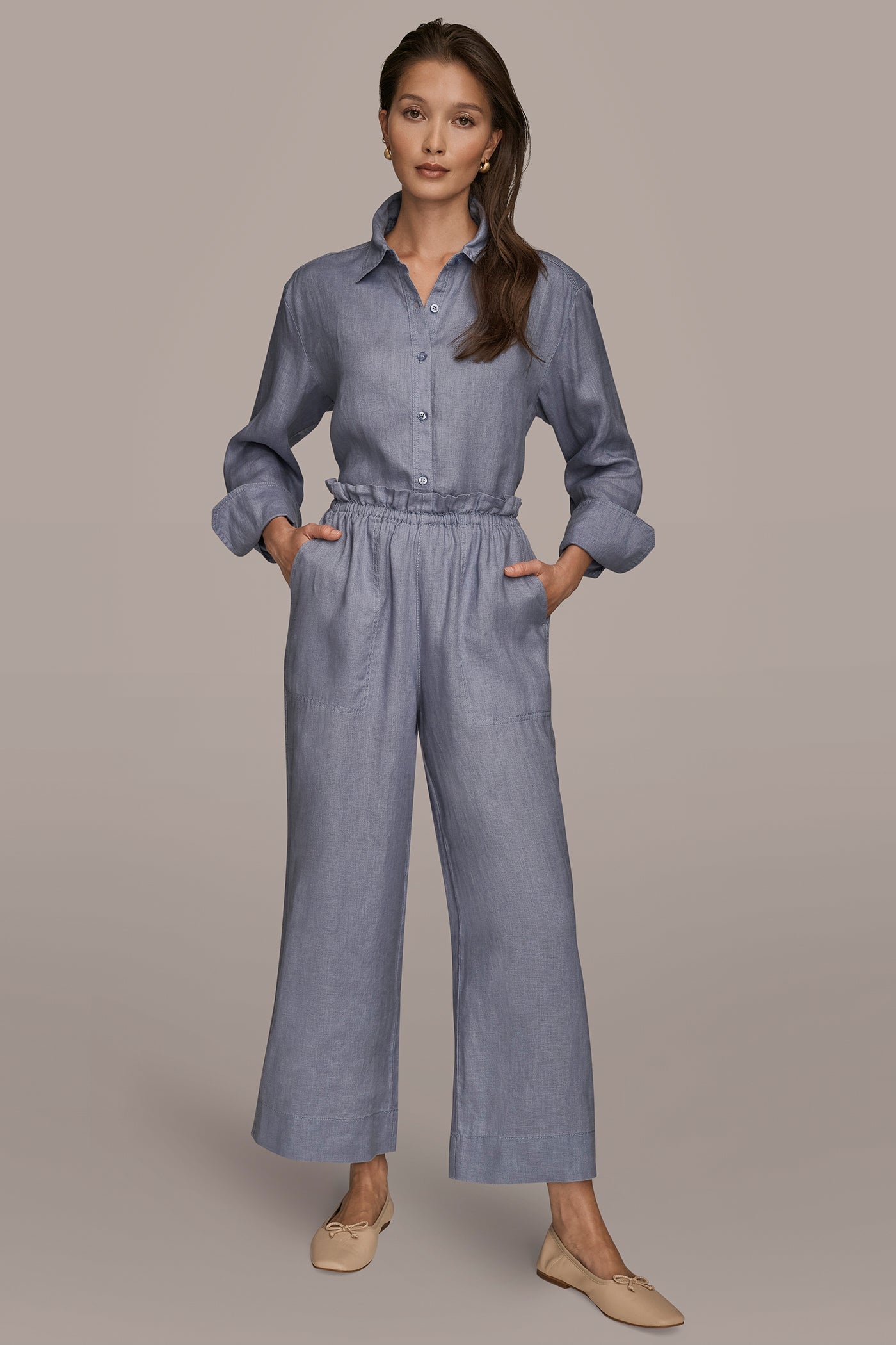 Tempest HIGH-RISE PAPERBAG PANT Donna Karan