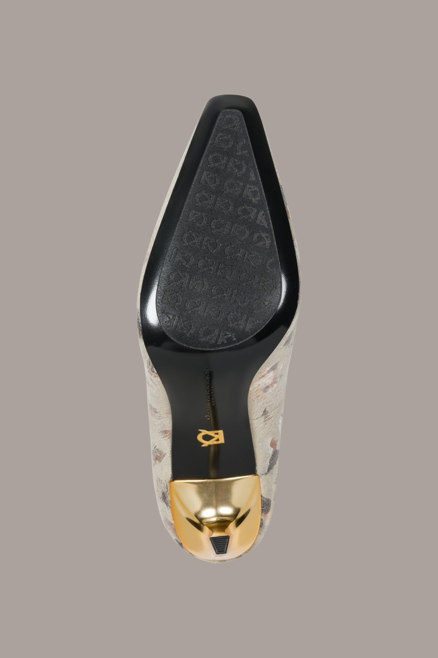 Leopard SAVITA METALLIC LEOPARD HIGH PUMP Donna Karan