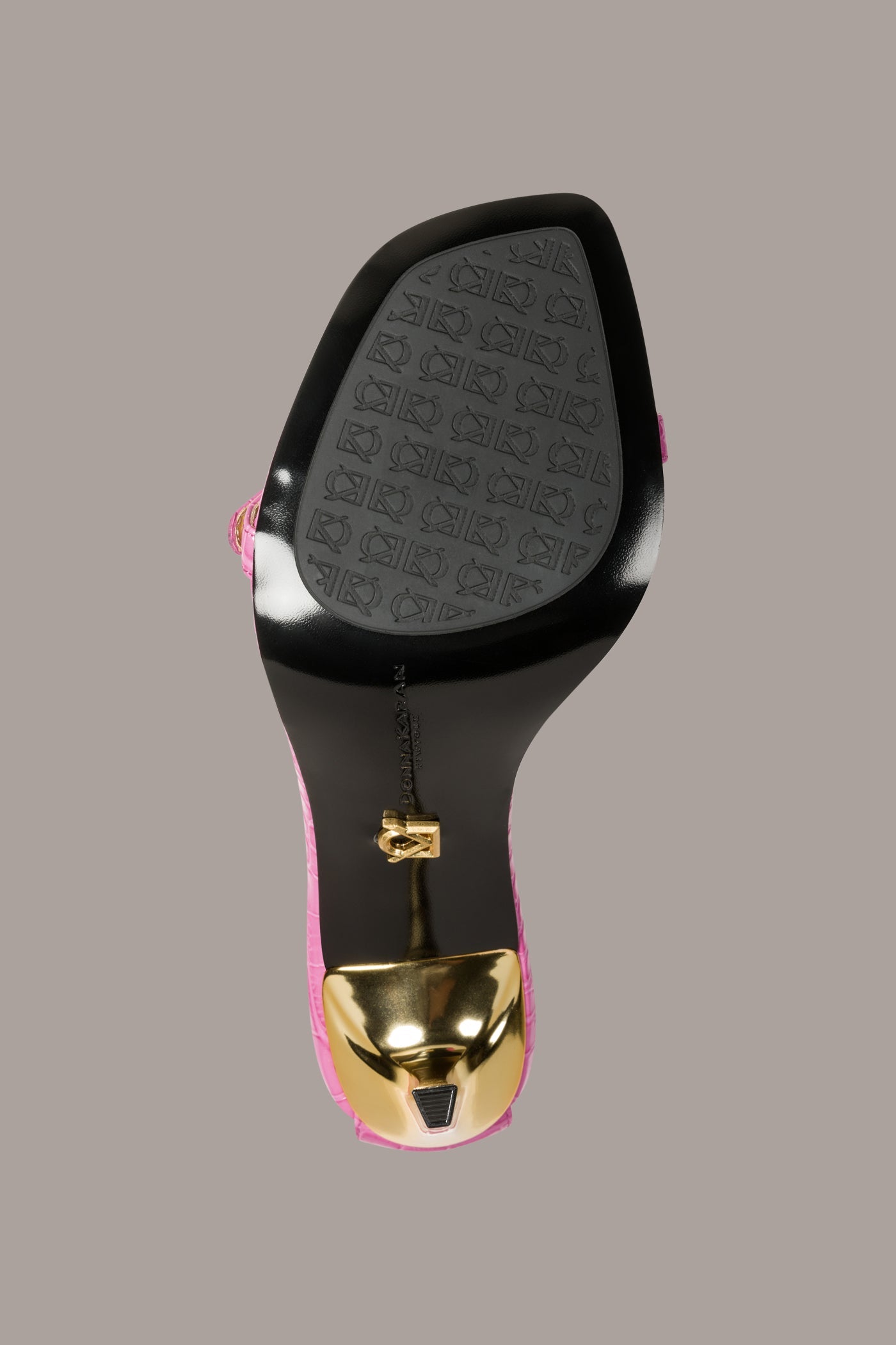 Bimini PRYCE CROC-EFFECT ANKLE STRAP SANDAL Donna Karan