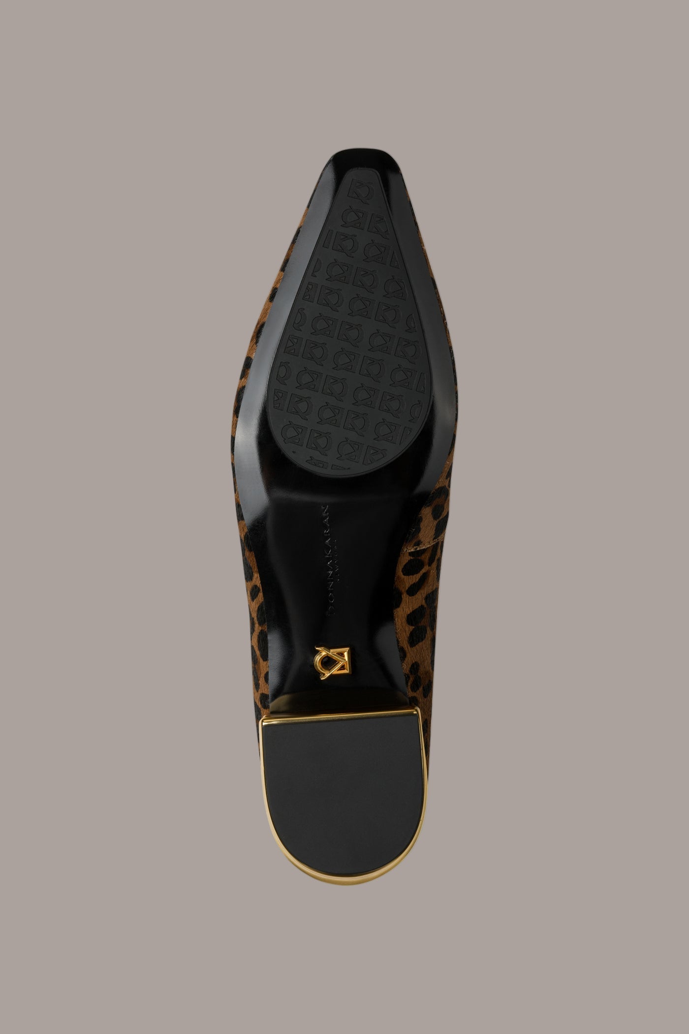 Leopard SAVITA LEOPARD-PRINT CALF HAIR FLAT Donna Karan