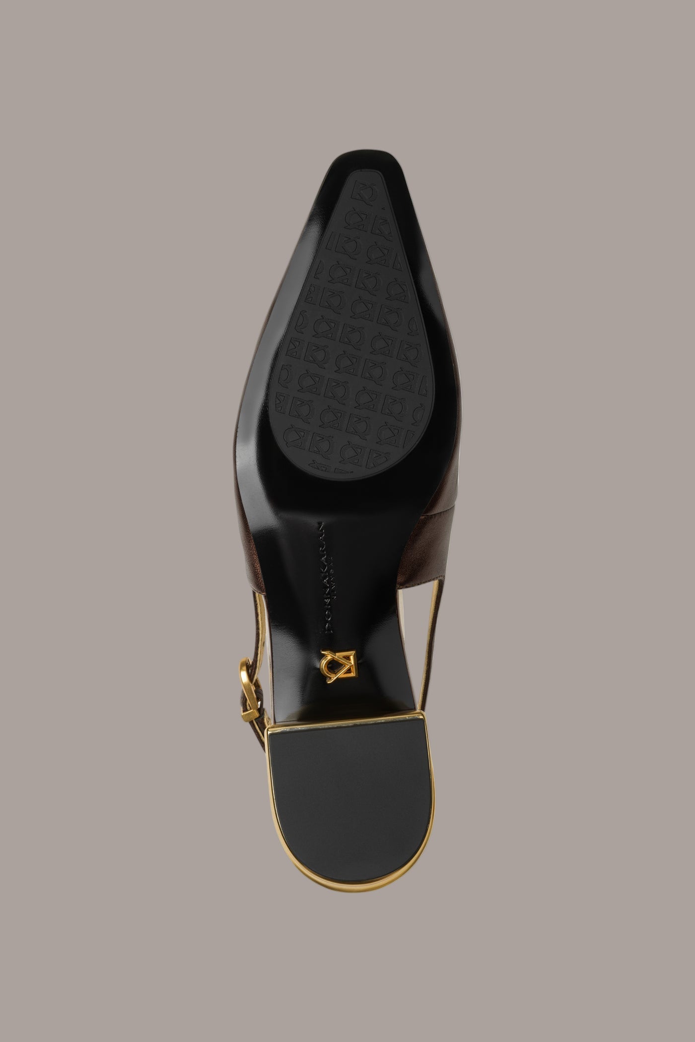 Dark Copper SAVITA POINTED SLINGBACK FLAT Donna Karan
