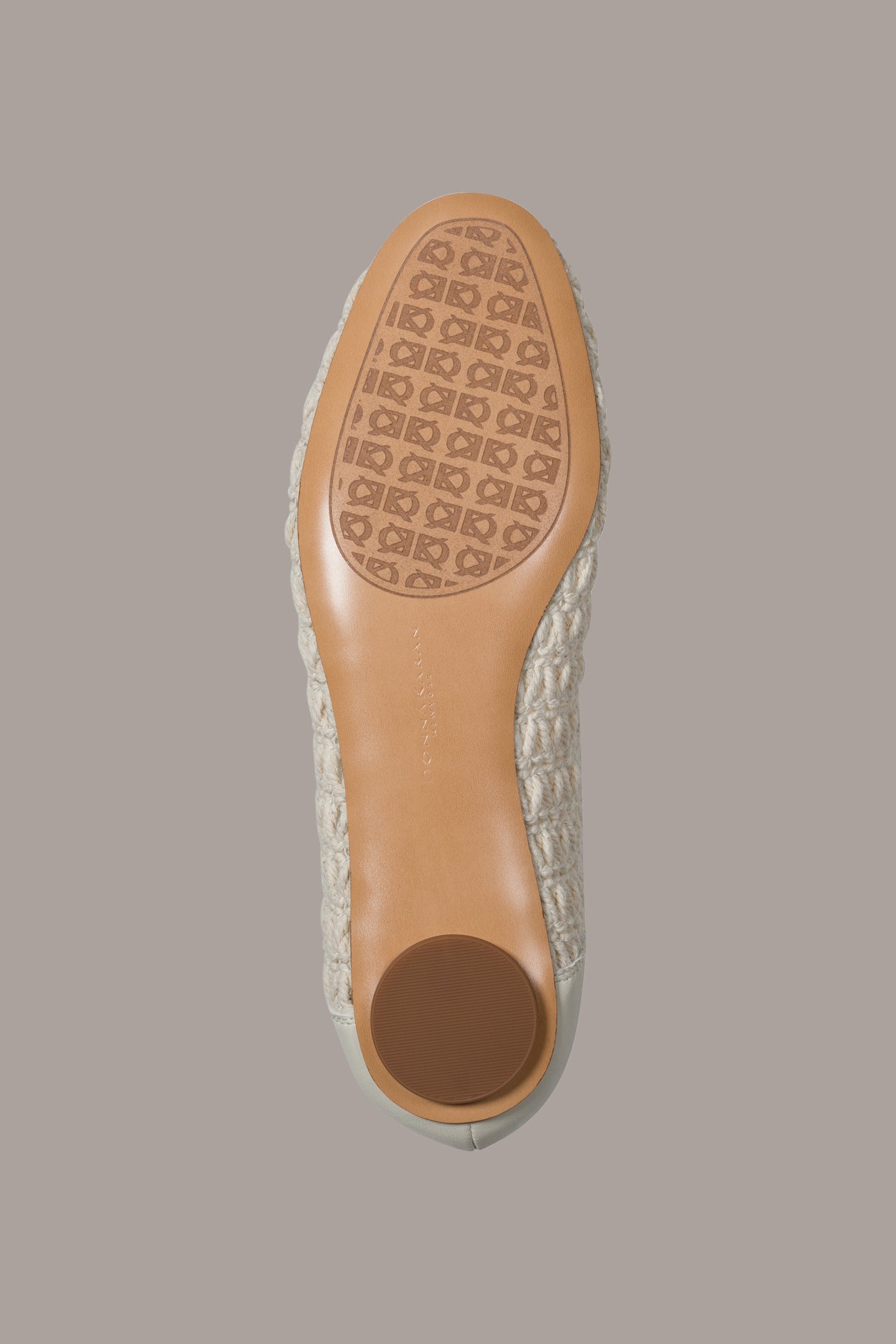 Ivory AVERY CROCHET BALLET FLAT Donna Karan