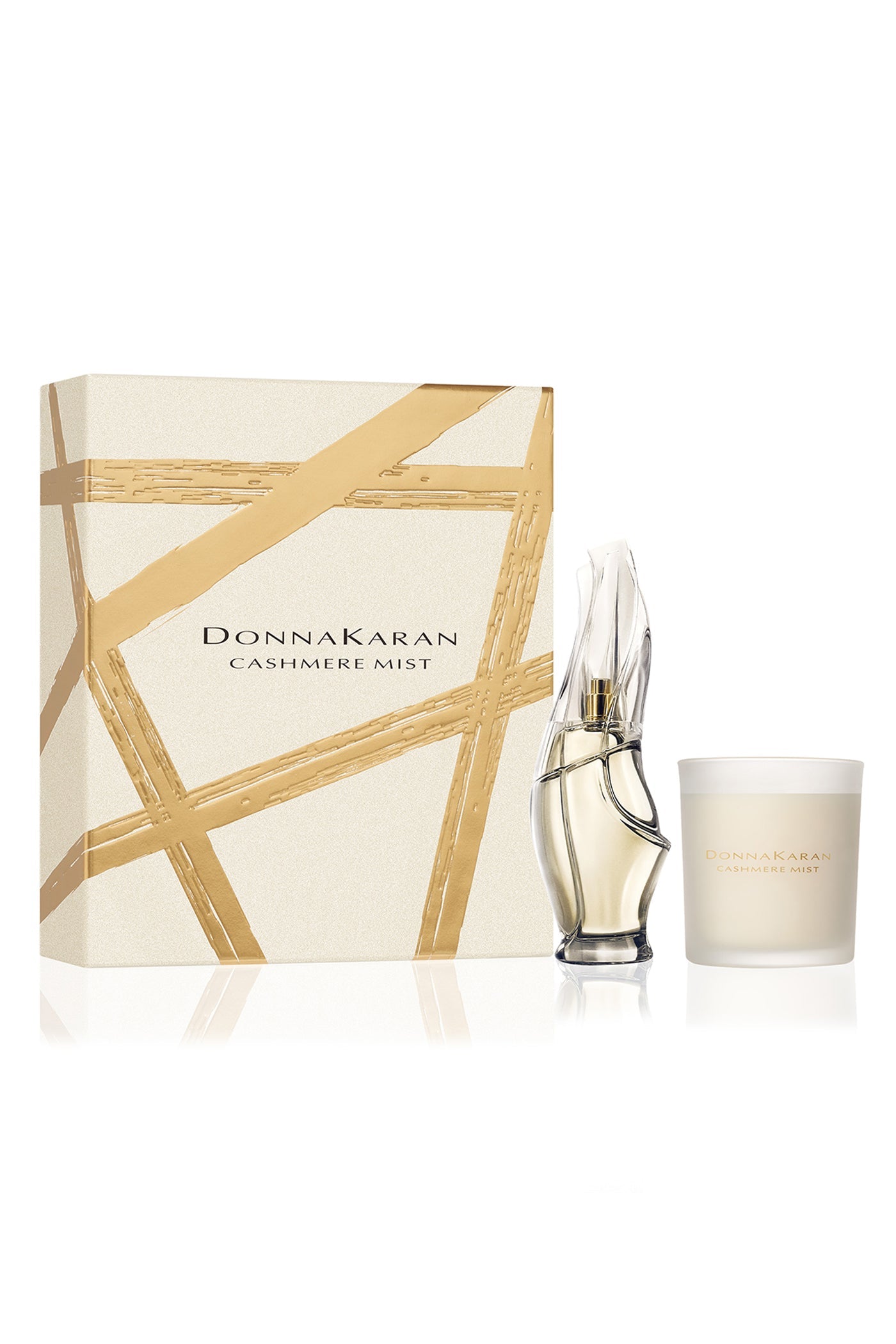 White CASHMERE MIST EDP AND CANDLE SET Donna Karan