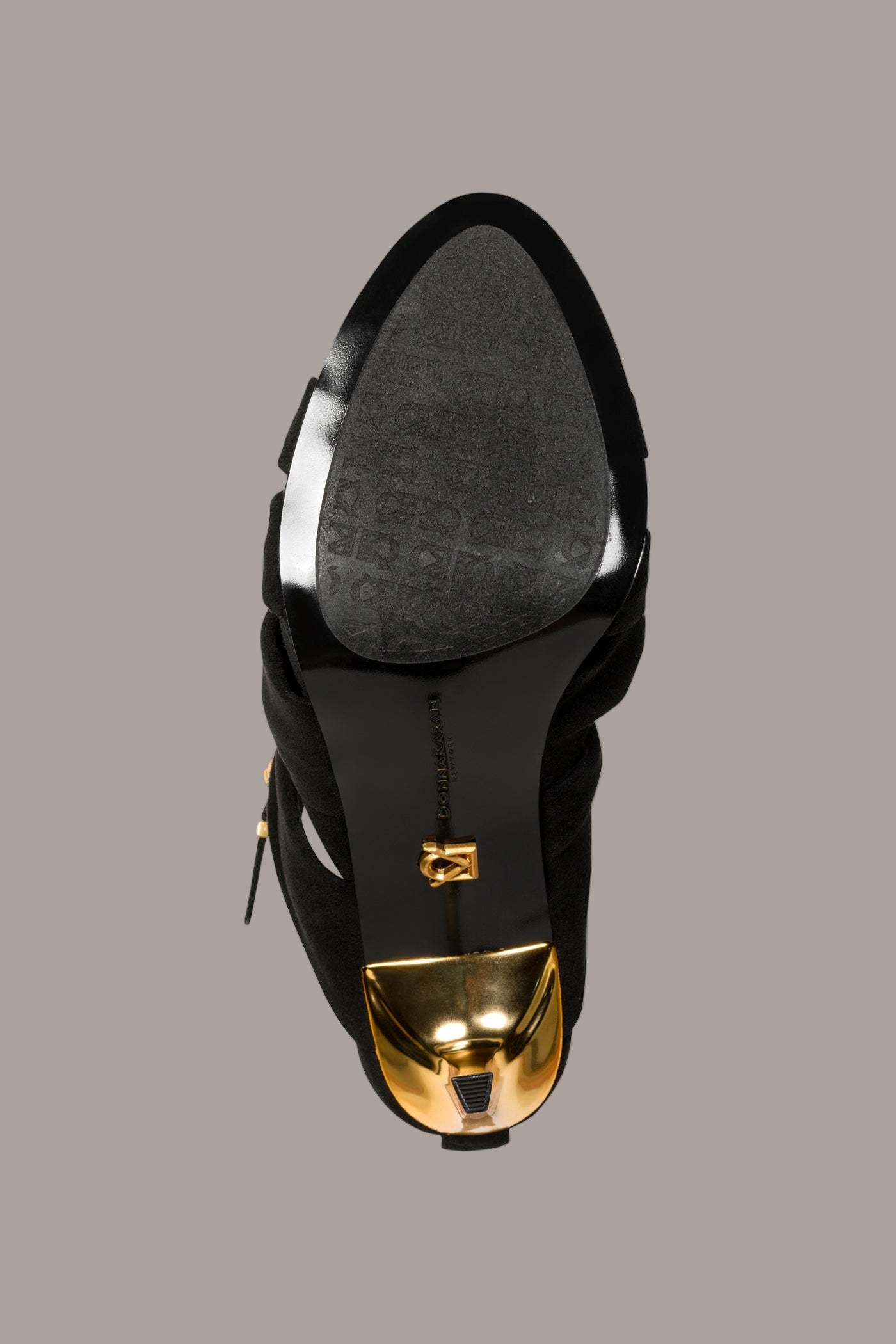 Black SYNNOVE T-STRAP STILETTO SANDAL Donna Karan