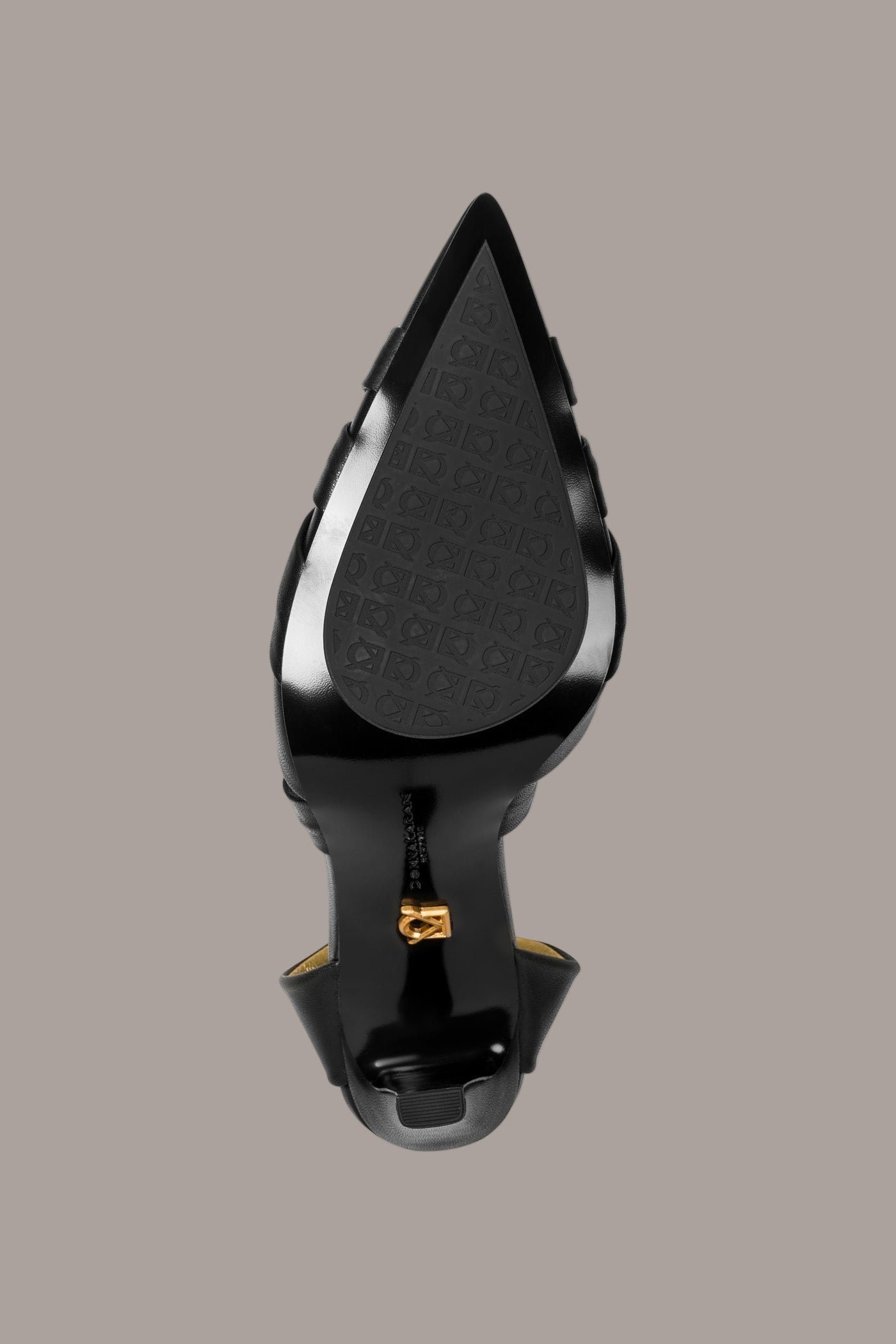 Black PHIA STRAPPY PUMP Donna Karan
