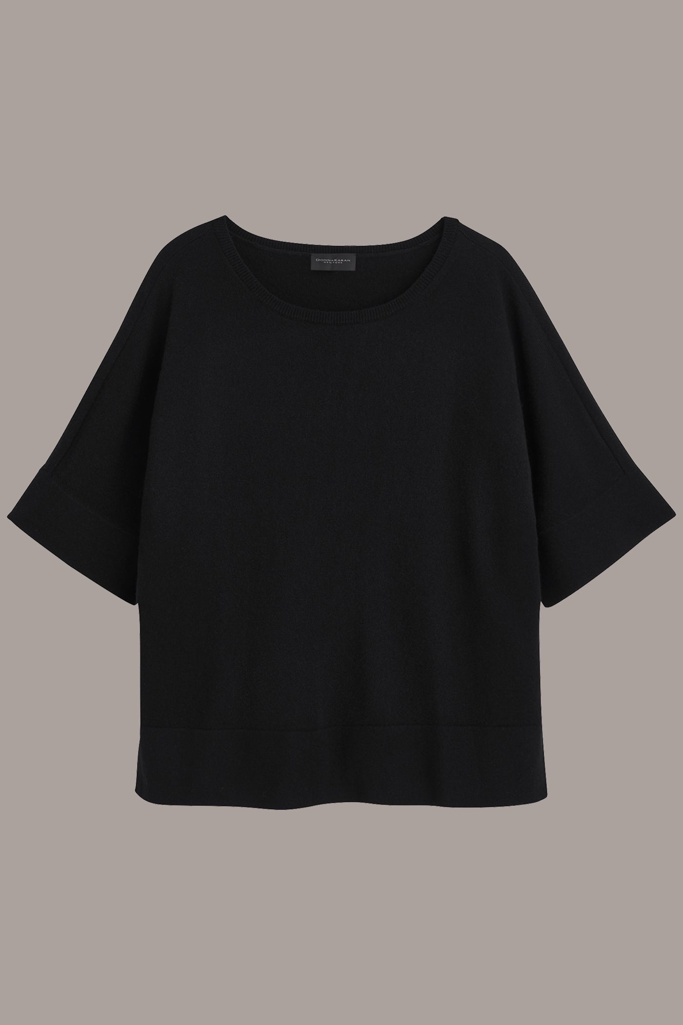 Black CASHMERE TOP Donna Karan