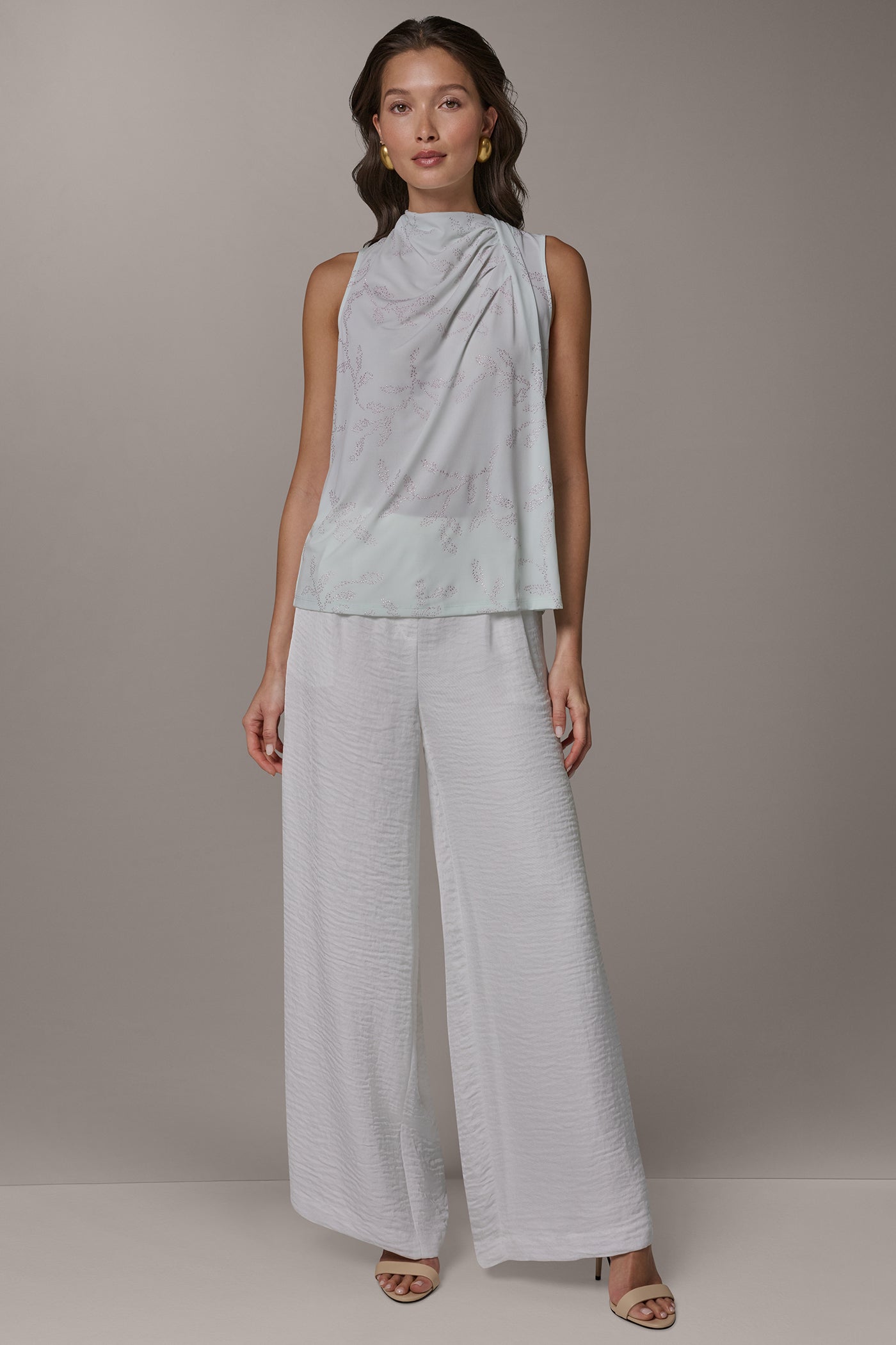 Skylight DRAPE TWIST SHOULDER BLOUSE Donna Karan