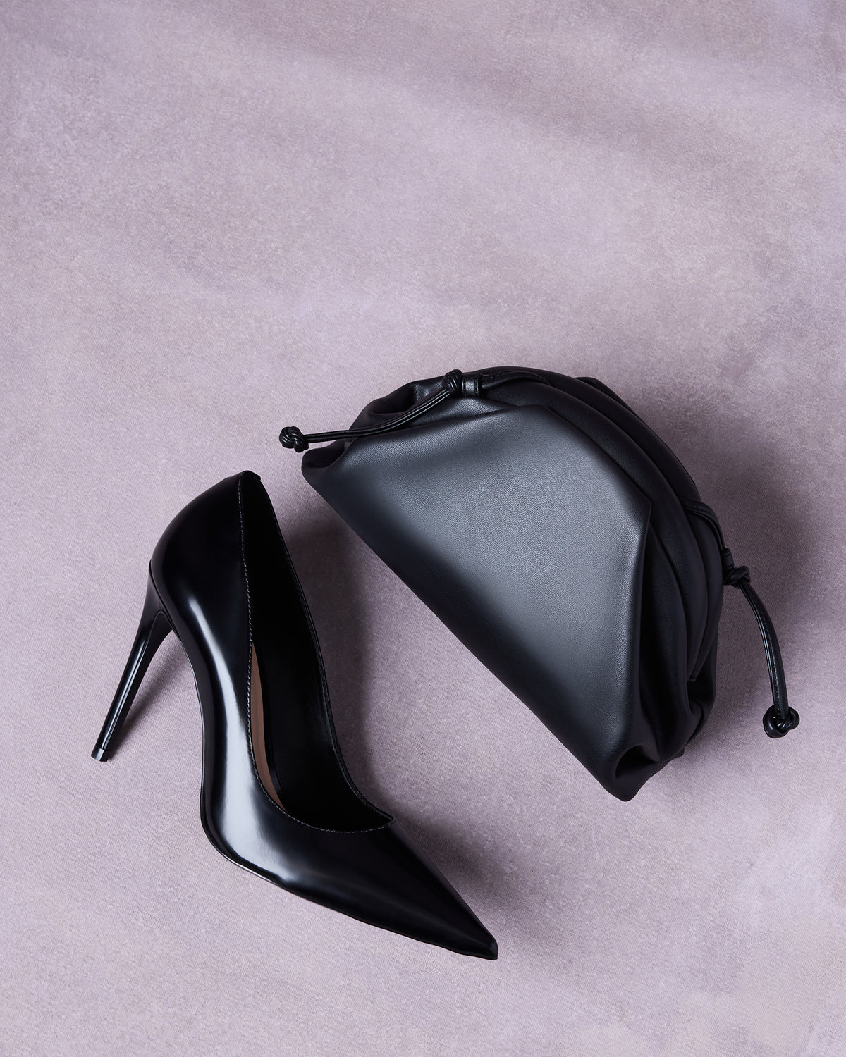 Steve Madden NOIR HEEL AND HAILEE BAG BLACK BUNDLE | Matching Shoe And Bag
