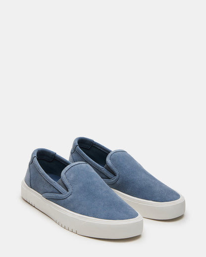 Steve Madden MURPHY Denim Suede Low-Top Sneaker | Women's Sneakers