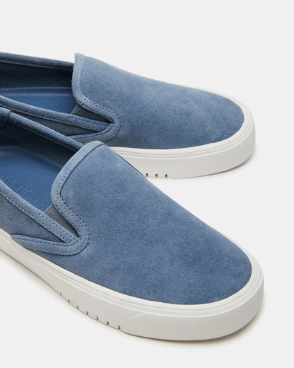 Steve Madden MURPHY Denim Suede Low-Top Sneaker | Women's Sneakers