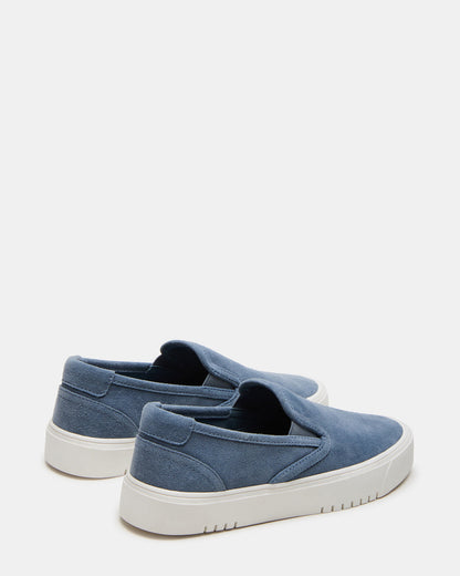 Steve Madden MURPHY Denim Suede Low-Top Sneaker | Women's Sneakers
