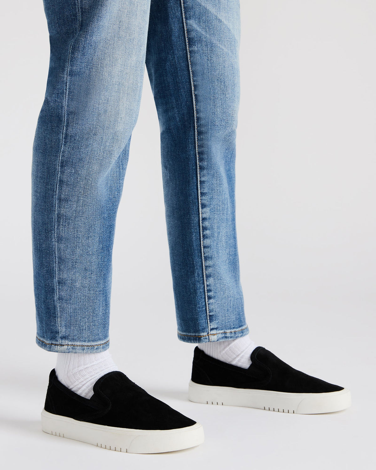 Steve Madden MURPHY Denim Suede Low-Top Sneaker | Women's Sneakers