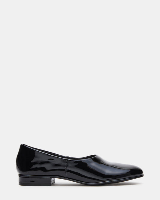Steve Madden RANDALL Black Patent Ballet Women's Flat