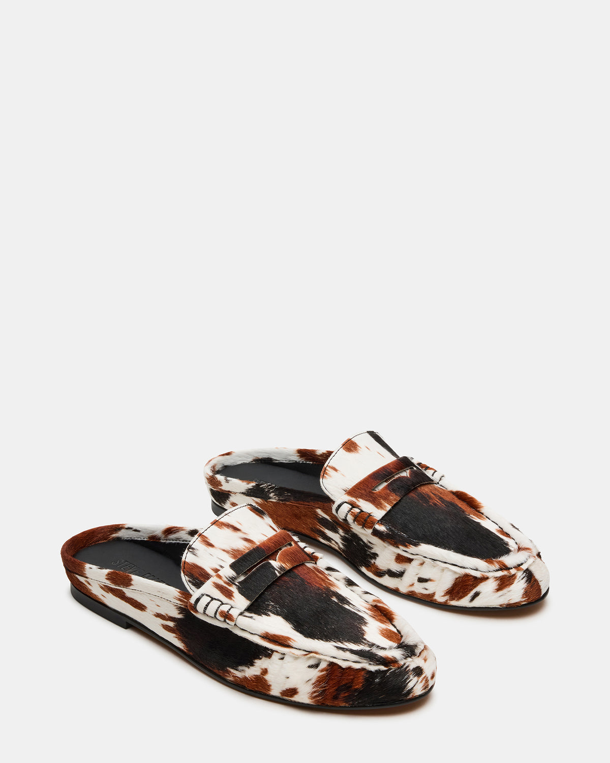 Steve Madden RAFE Brown Multi Slip-On Mule Women's Flat