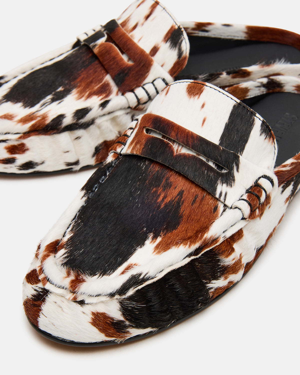 Steve Madden RAFE Brown Multi Slip-On Mule Women's Flat