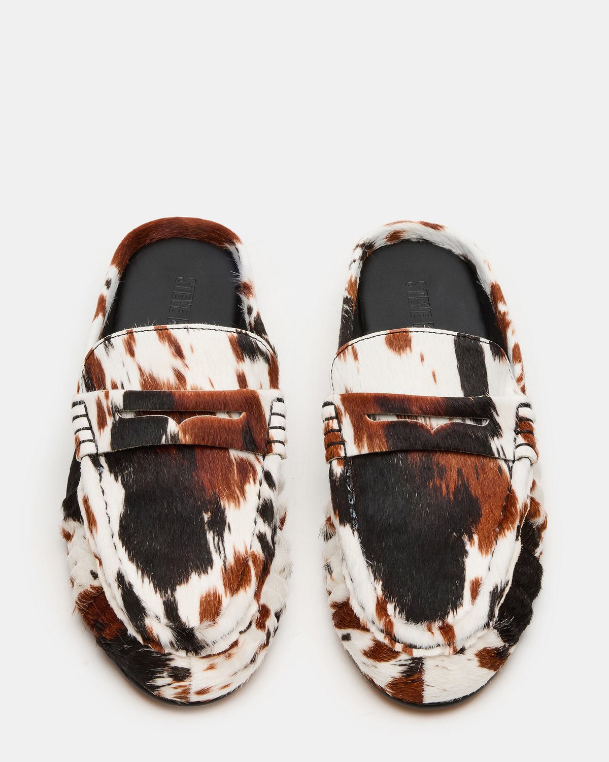Steve Madden RAFE Brown Multi Slip-On Mule Women's Flat