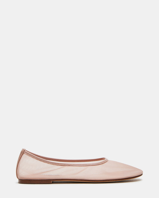 Steve Madden MEADOW Blush Mesh Women's Ballet Flats