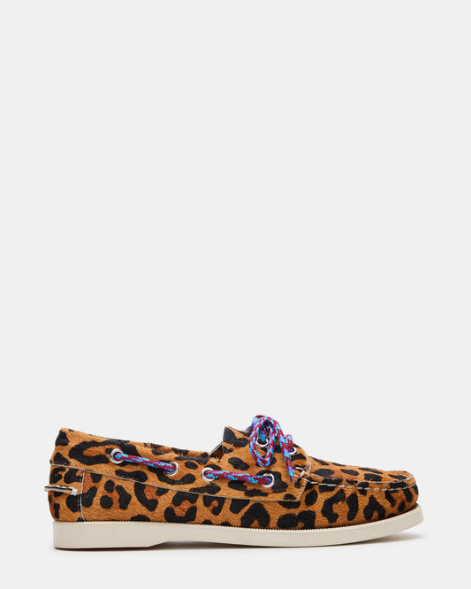 Steve Madden SAIL Leopard Women's Flat Loafer