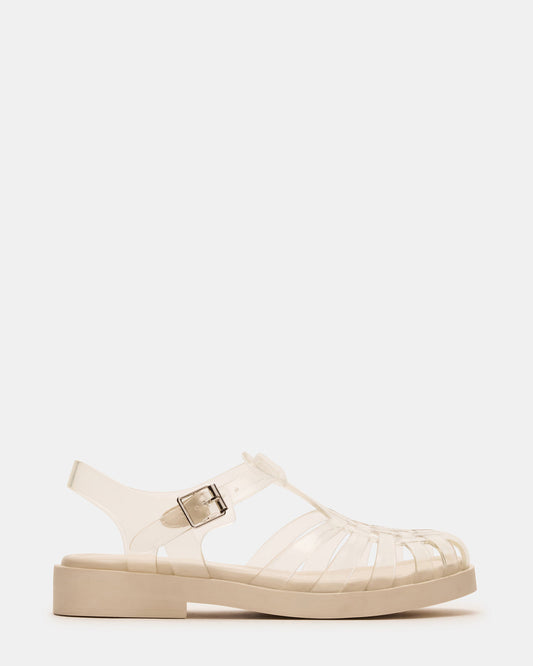 Steve Madden FLICKER Clear Women's Fisherman Jelly Sandal