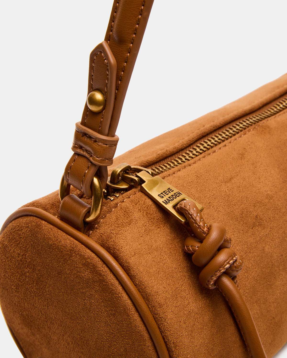 Steve Madden PRIYA Bag Tobacco Mini Barrel Shoulder Handbag