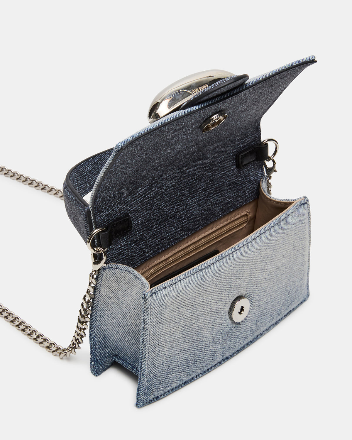 Steve Madden MISHELL Bag Denim Top-Handle Mini Handbag