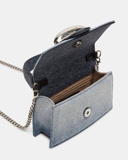 Steve Madden MISHELL Bag Denim Top-Handle Mini Handbag