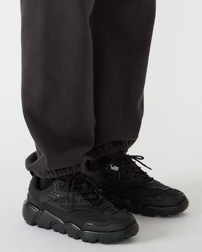 Steve Madden PACE Black Low-Top Lace-Up Men's Sneaker