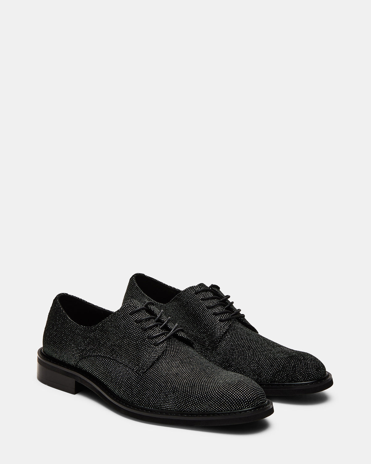 Steve Madden HADAR Silver Lace-Up Oxford Dress Shoe | Men's Dress Shoes
