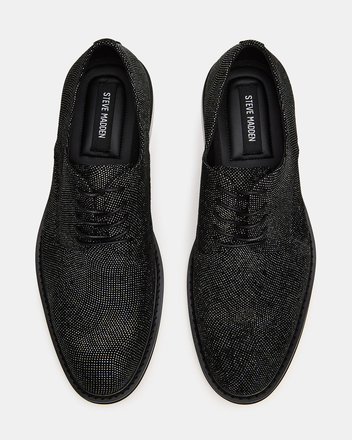 Steve Madden HADAR Silver Lace-Up Oxford Dress Shoe | Men's Dress Shoes