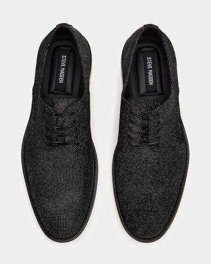 Steve Madden HADAR Silver Lace-Up Oxford Dress Shoe | Men's Dress Shoes