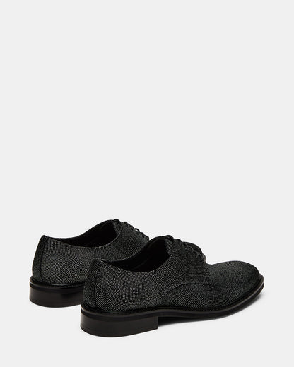 Steve Madden HADAR Silver Lace-Up Oxford Dress Shoe | Men's Dress Shoes