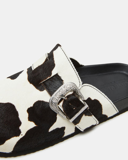 Steve Madden WOOLY Black Multi Slip-On Men's Casual Clog