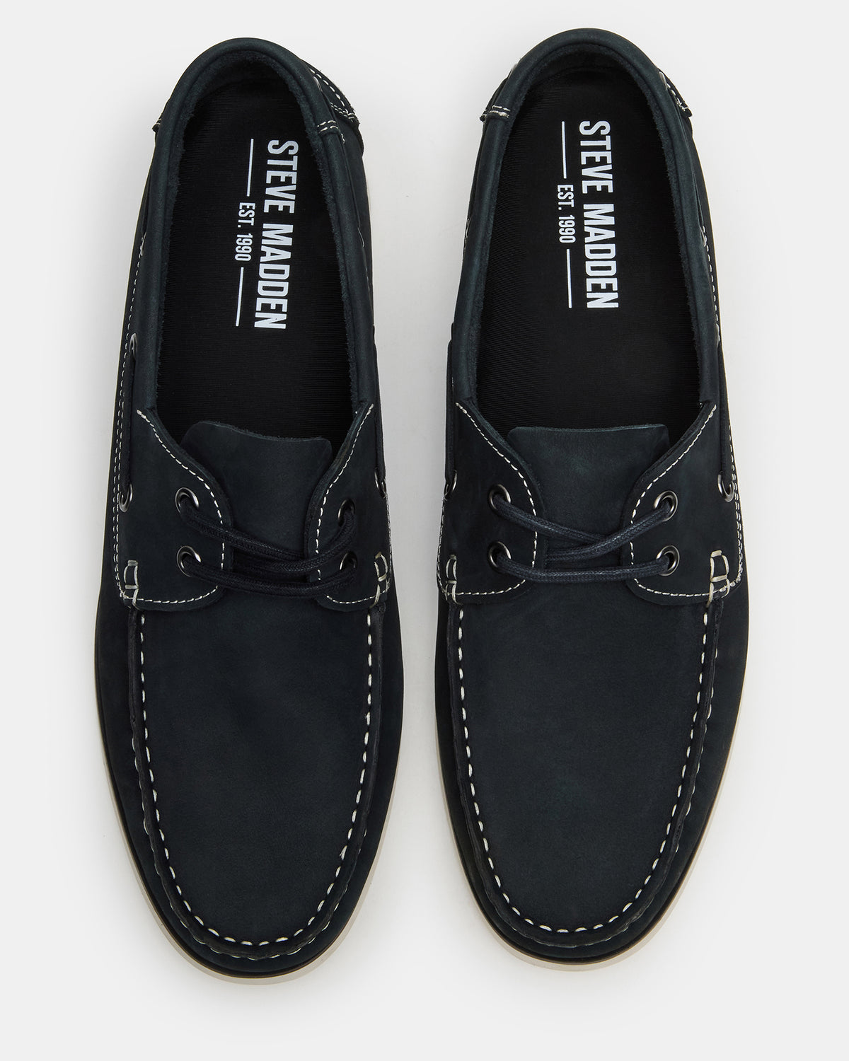 Steve Madden ZEPHYR Navy Slip-On Men's Boat Shoe Loafer