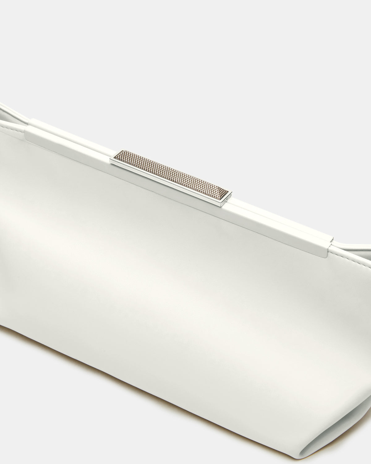 Steve Madden ANTONI Soft Oversized Clutch Bag Off-White | Women's Handbags