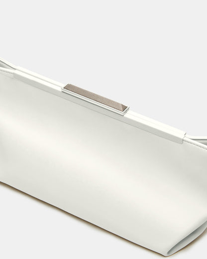 Steve Madden ANTONI Soft Oversized Clutch Bag Off-White | Women's Handbags