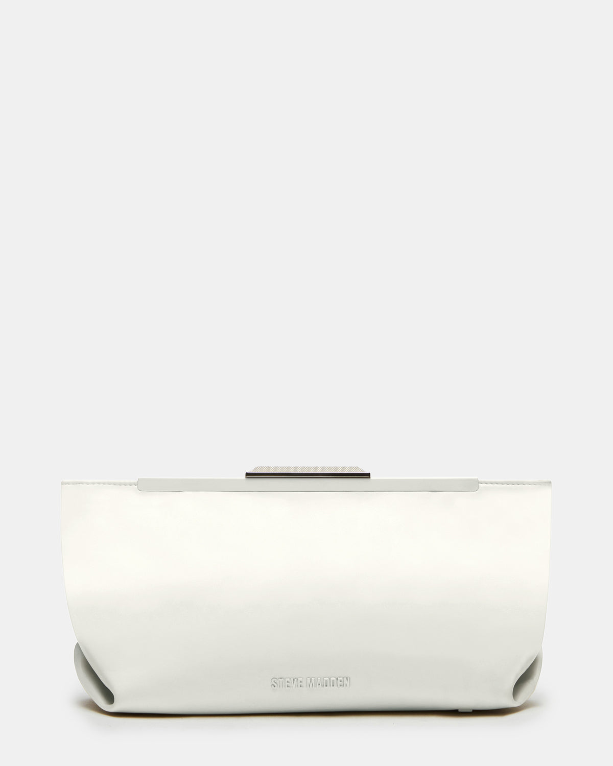 Steve Madden ANTONI Soft Oversized Clutch Bag Off-White | Women's Handbags