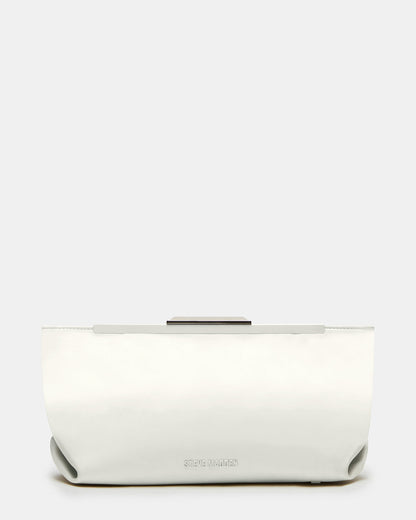 Steve Madden ANTONI Soft Oversized Clutch Bag Off-White | Women's Handbags