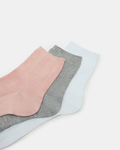 Steve Madden 3 Pack Women's Anklet Socks