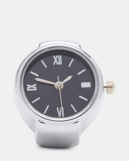 Steve Madden WATCH RING Black Women's Accessories