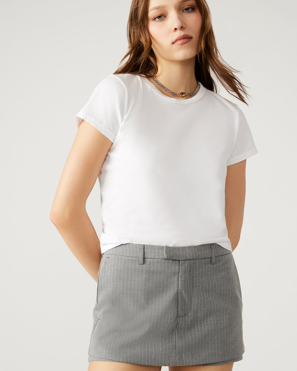 Steve Madden RODIN Grey Women's Mini Skort