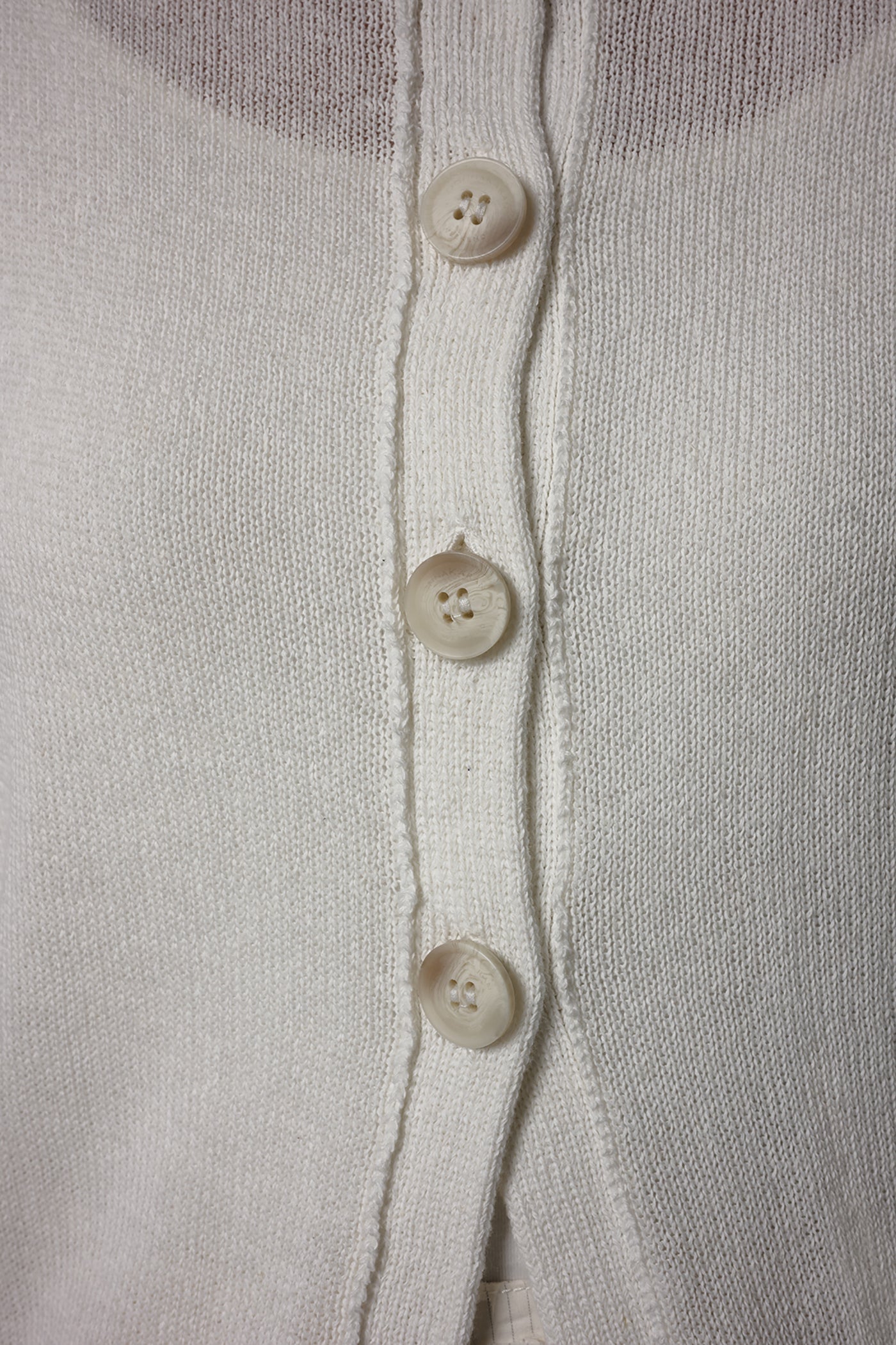 Cream SHORT SLEEVE EASY CARDIGAN Donna Karan