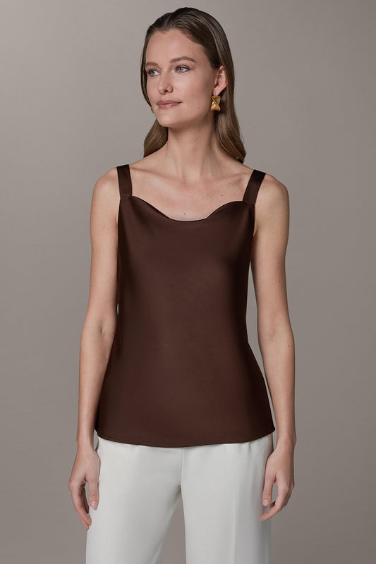 Canyon SLEEVELESS COWL NECK CAMI Donna Karan