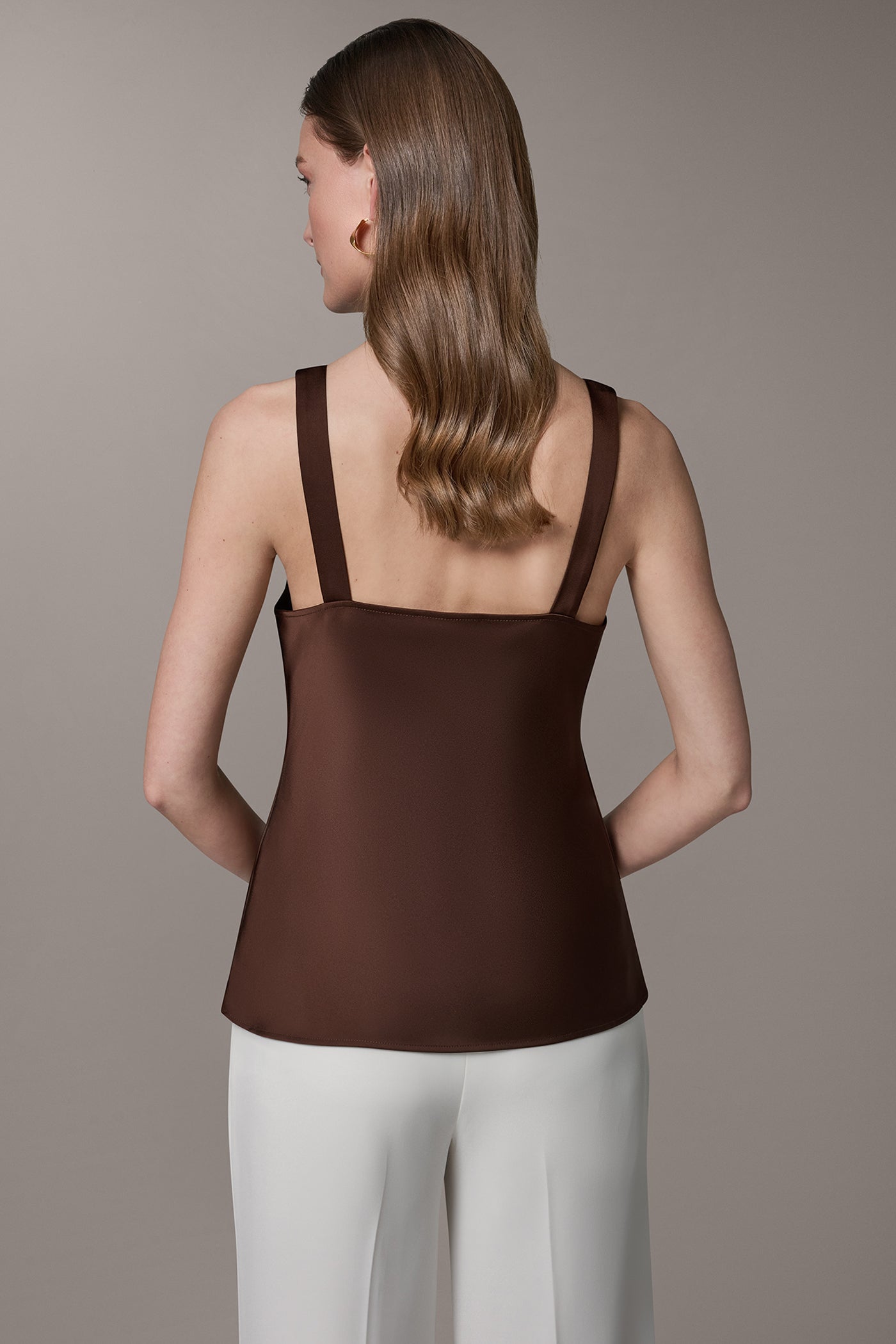 Canyon SLEEVELESS COWL NECK CAMI Donna Karan