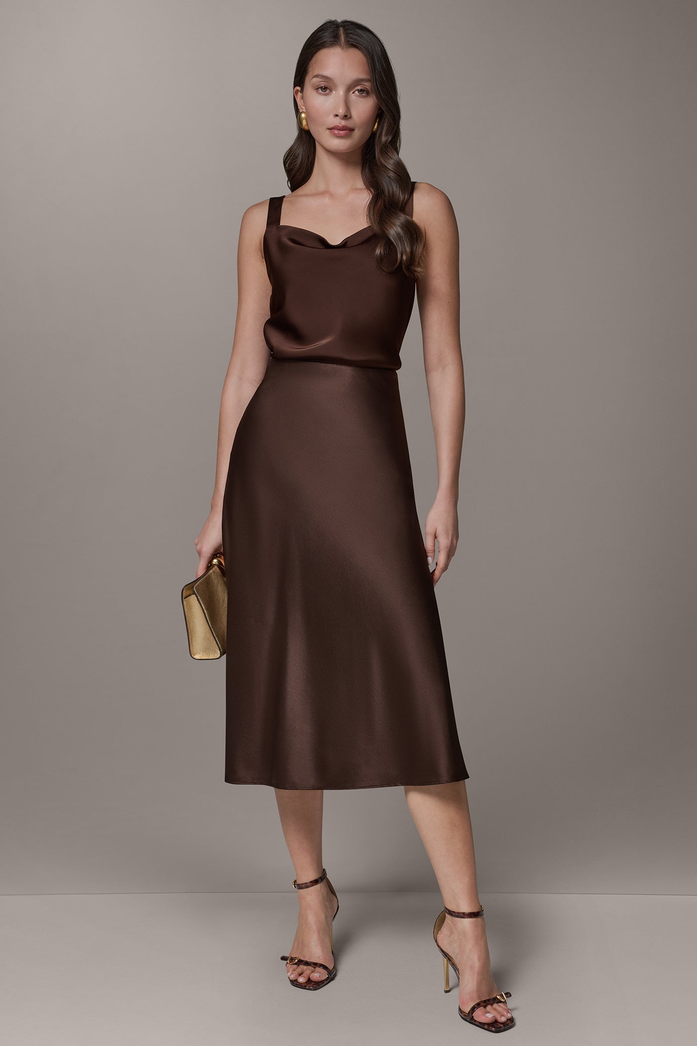 Canyon MIDI BIAS SKIRT Donna Karan