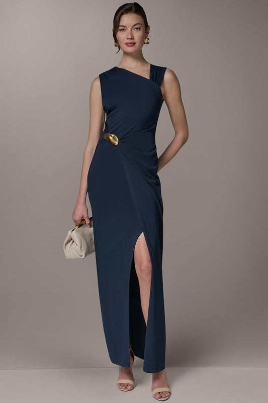 Nightfall SLEEVELESS ASYMMETRIC GOWN Donna Karan