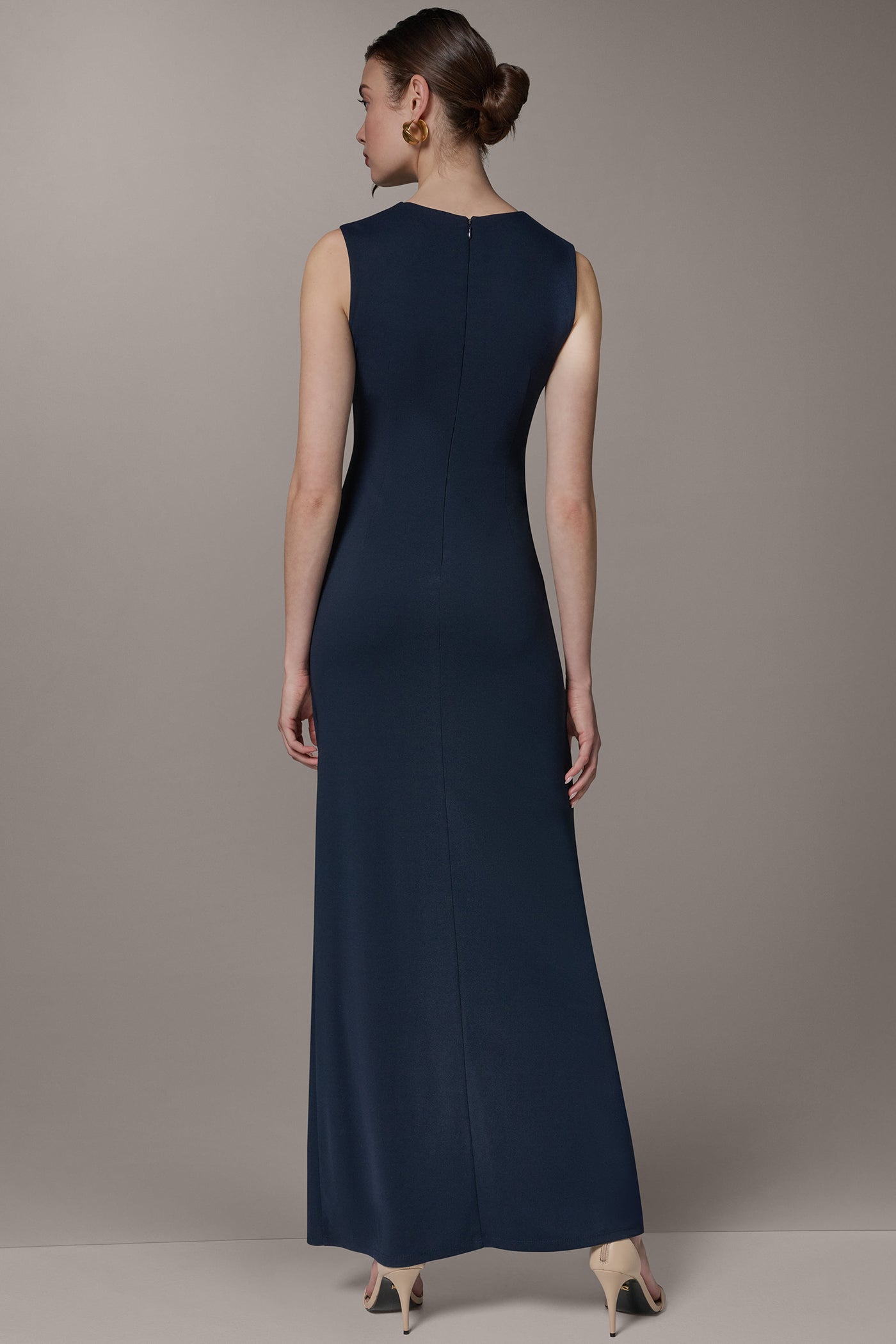 Nightfall SLEEVELESS ASYMMETRIC GOWN Donna Karan