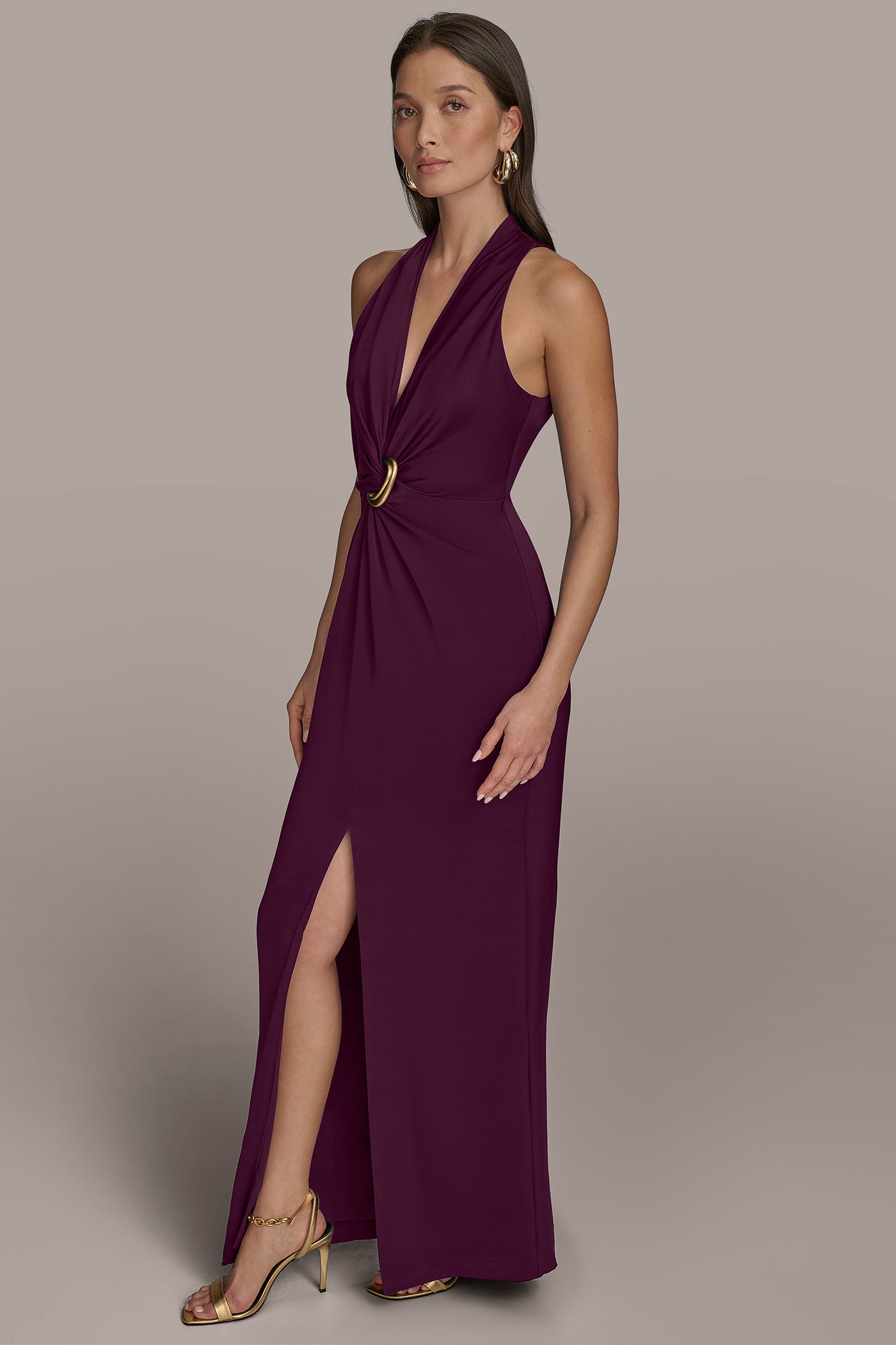 Berry VNECK GOWN Donna Karan
